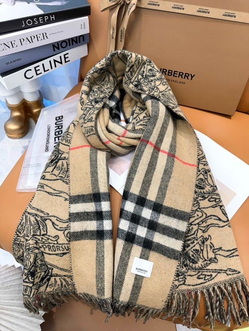 Burberry Reversible EKD Cashmere Scarf Archive beige – Luxurious Double-Sided Winter Accessory