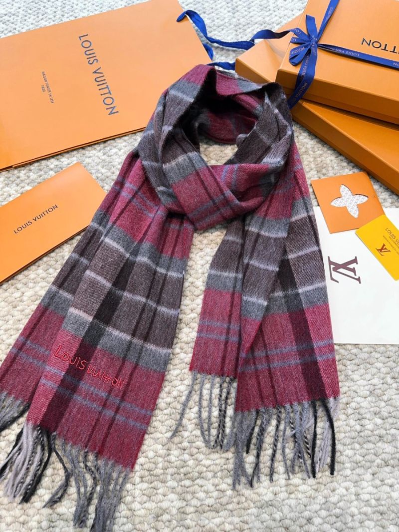 Louis Vuitton LV Escale Monogram Silk-Cashmere Scarf – Bohemian Elegance