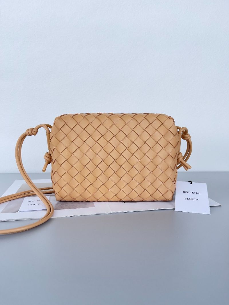 Bottega Veneta BV Small Loop Camera Bag 680255 almond