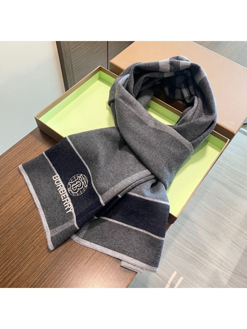 Burberry 2025 Latest TB Cashmere Scarf 32 x 200 cm dark grey – A Touch of Luxe & Timeless Elegance