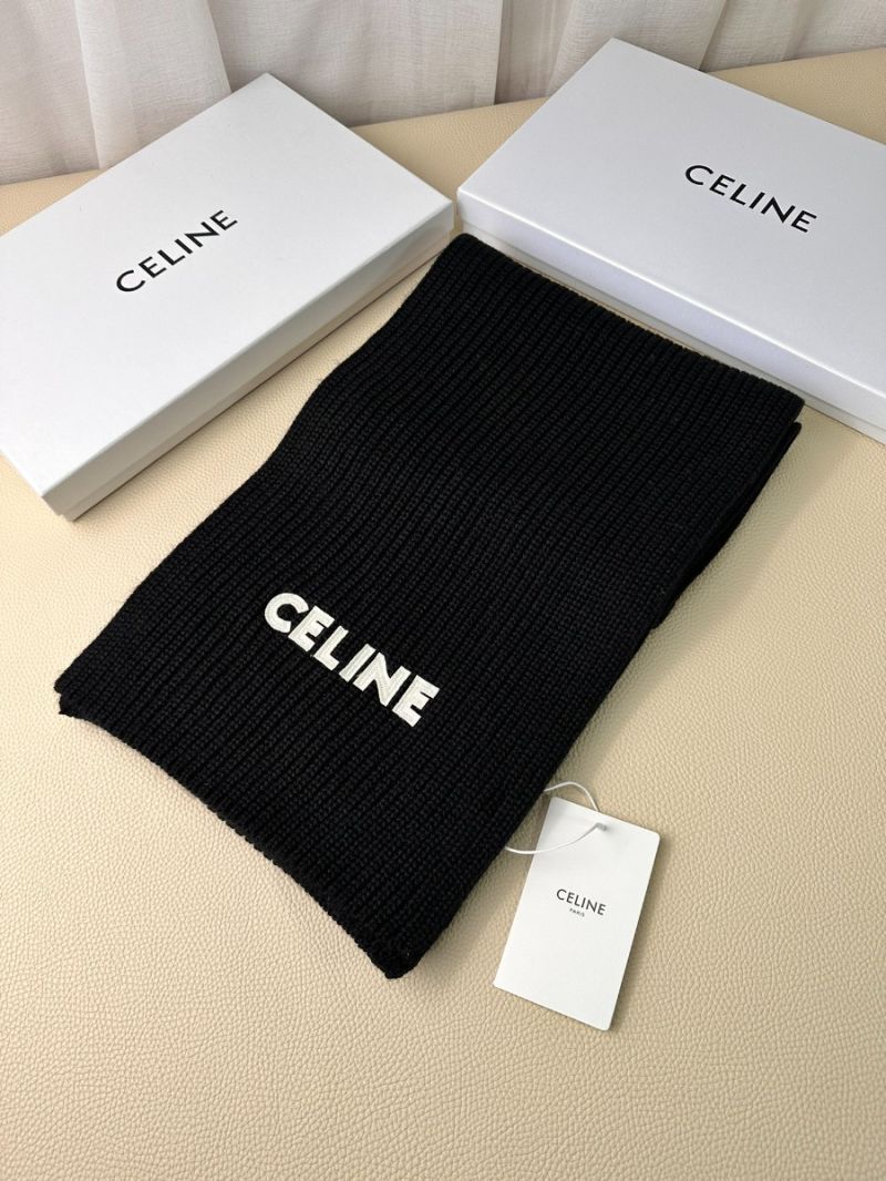 CELINE Classic Cashmere Scarf - 230 x 30 cm black