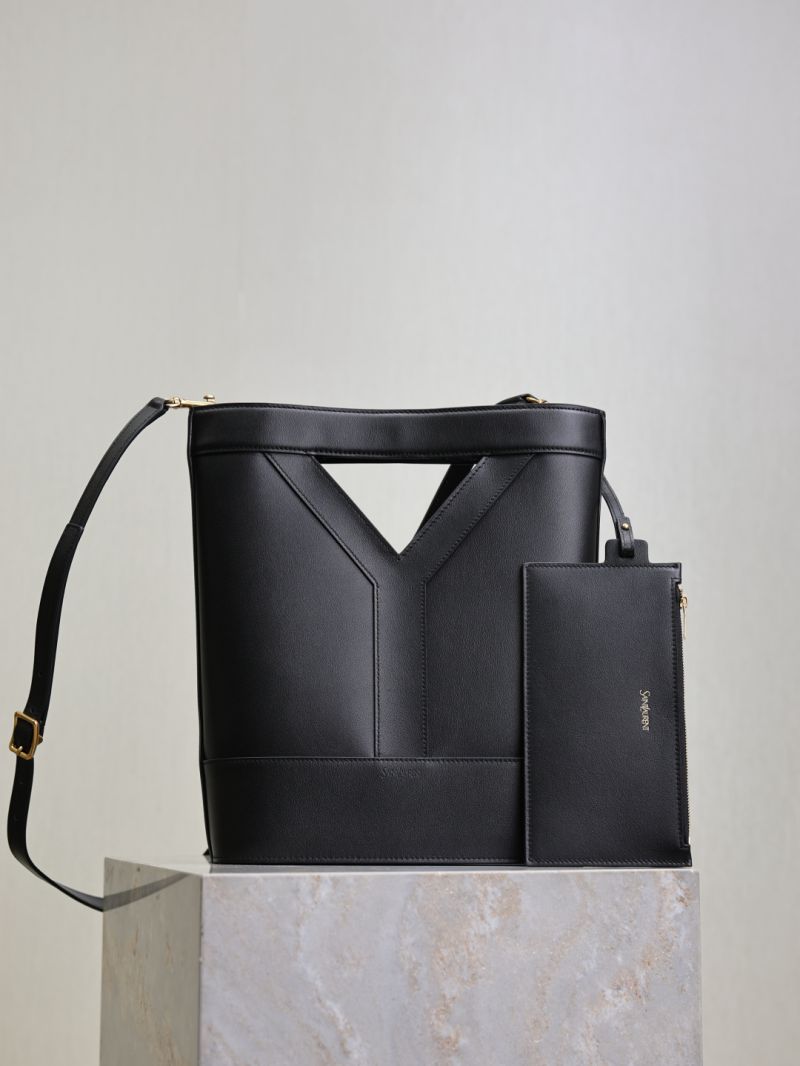 SAint Laurent YSL Y leather small bucket bag 808224 Black